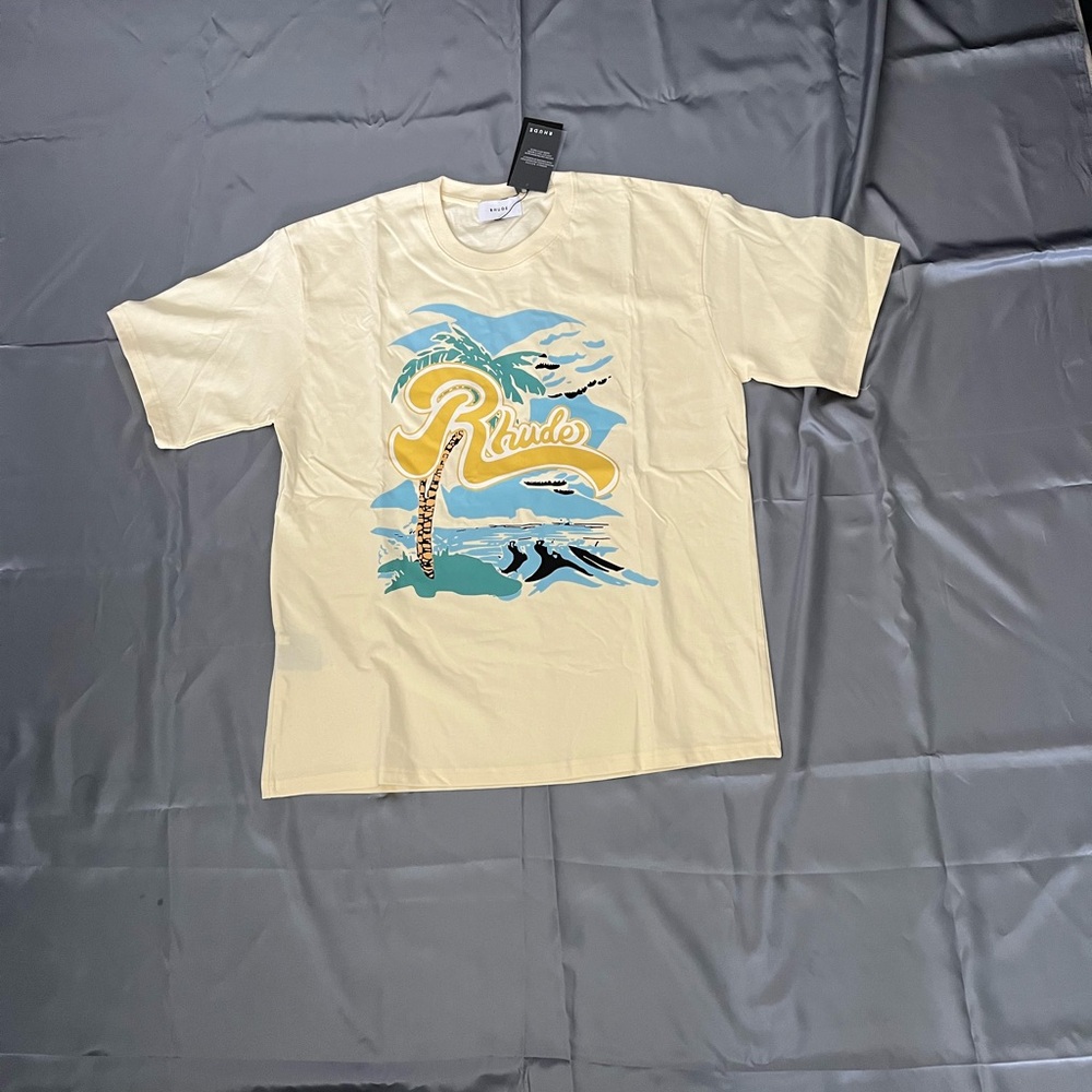 Rhude Cream Graphic T-Shirt